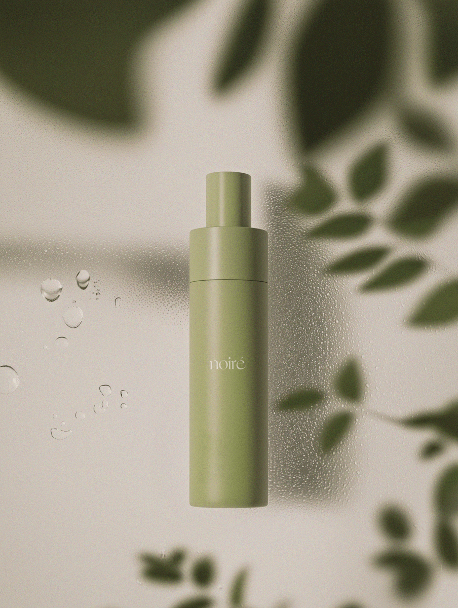 Minimal Botanical Skincare Product Presentation